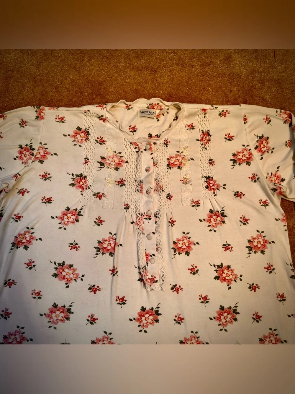 (#218) Laurel Rose Vintage Women’s Nightgown